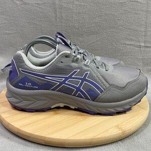 Asics Gel-Venture 10 Womens Size 10 Wide Gray Purple Trail Running Shoes